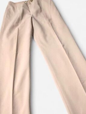 Caslon Light Cream Wide-Leg Women’s Trousers, Size 0